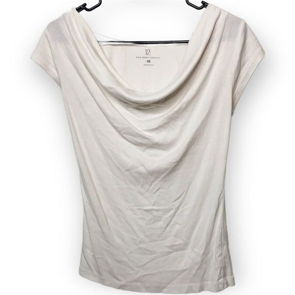 New York & Company Tops - New York & Company White Soft Stretch Tank Blouse Size X Small